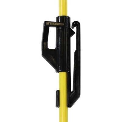 VNT electronics s.r.o. Sklolaminátový oválný sloupek pro elektrický ohradník 110 cm, nášlap a hrot, 4 izolátory - 50 ks