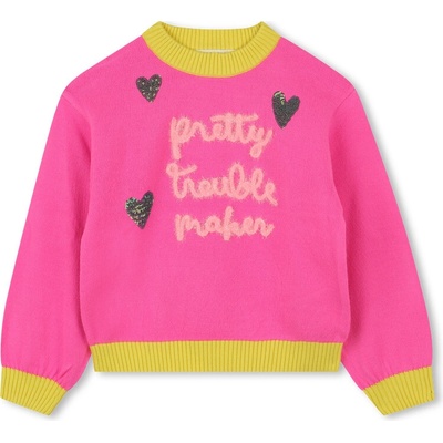 Billieblush svetr Pretty neonově růžový