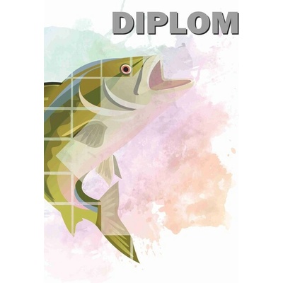 DIP158 Diplom papier ryba A4