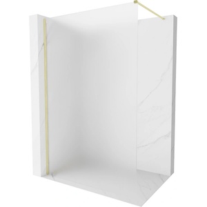 Mexen Kioto-X душ кабина Walk-in 60 x 200 см, матирано 10 мм, златисто четкано - 800-060-101-55-30-X (800-060-101-55-30-X)