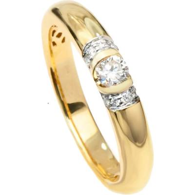 Stuchlík zlatý prsten s diamanty 70309