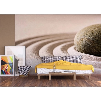 AG Design FTNXXL-1115 vliesová fototapeta Grey stones rozměry 360 x 270 cm