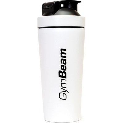 GymBeam Šejker Steel White 750 ml