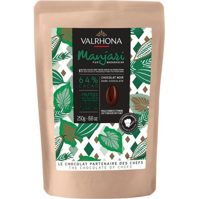 Valrhona Черен шоколад Valrhona Feves Манджари 64% 250гр