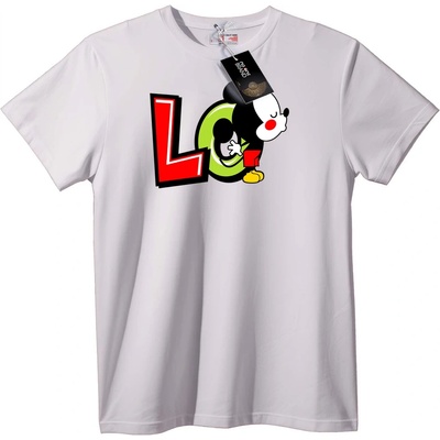 NOONEBRAND Тениска LO Mickey - M, White