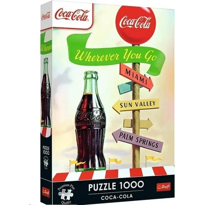 Trefl - Puzzle Coca-Cola: Wherever You Go - 1 000 piese
