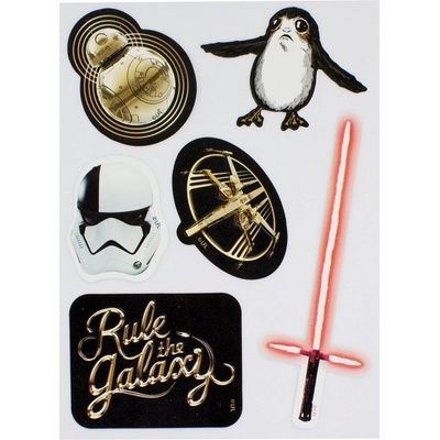 Samolepky Star Wars: Poslední Jedi set 6 kusů