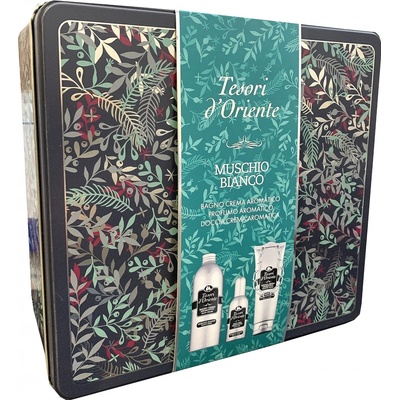 Tesori d´Oriente White Musk EDT 100 ml + sprchový gel 250 ml + koupelový krém 500 ml dárková sada