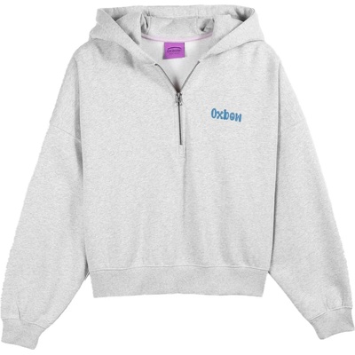 Oxbow Дамски суичър Oxbow Women's Waterlily Fleece Hood Hoodie - Grey Heather (117-3529-0113)