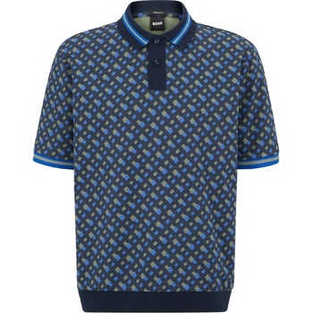 Boss Блуза с яка Boss Men's Parler Short Sleeve Polo Shirt - Dark Blue