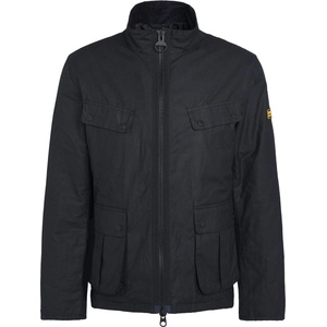 Barbour International Яке Barbour International Men's Re-Duke Water Resistant Waxed Cotton Long Sleeve Wax Jacket - Black BK91