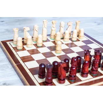 Shakhmaten magazin Голям дървен шахматен комплект Castle