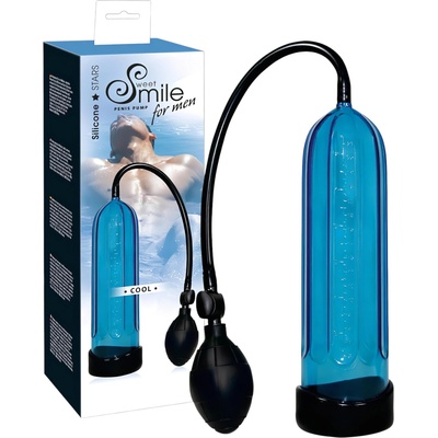 Sweet Smile SMILE Cool - пенисна помпа (синя)