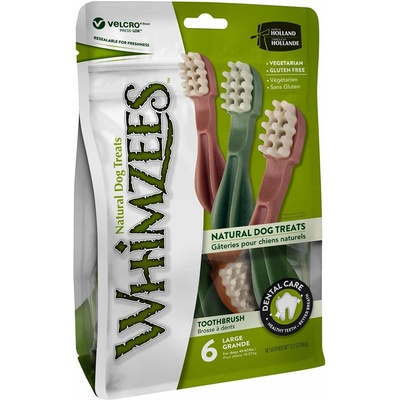 WHIMZEES дентална четка за зъби L 60 г/6 бр