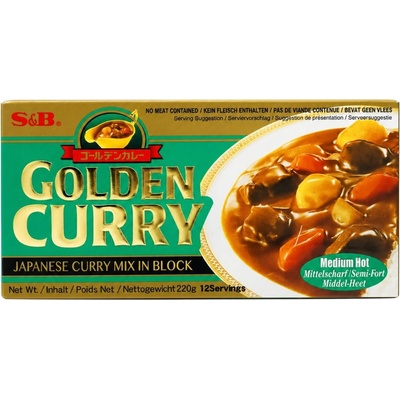 S&B curry mix Medium 220 g