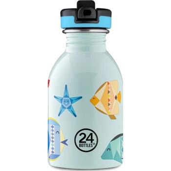 24Bottles dětská nerezová lahev Kids Bottle Sea Friends 250 ml