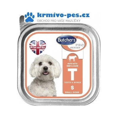 Butcher’s Adult Dog Pro Series Teeth a Bones hovězí a zvěřina 150 g