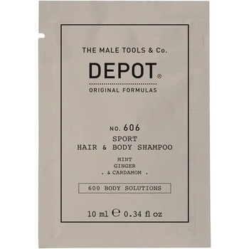 Depot No. 606 Sport Hair & Body Shampoo 2 в 1 за мъже 10 ml