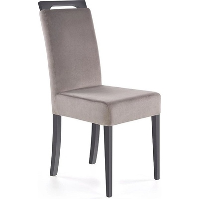 Halmar Трапезен стол clarion графит/ сиво