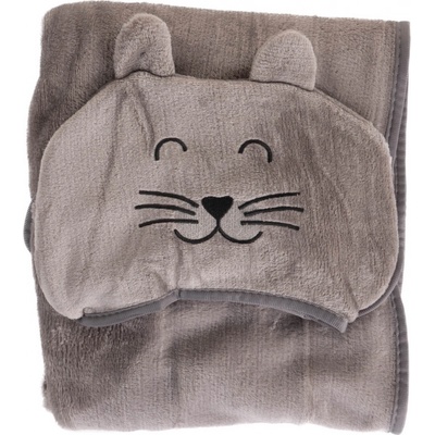 Kids Collection Dětská deka s kapucí TIBI šedá šedá