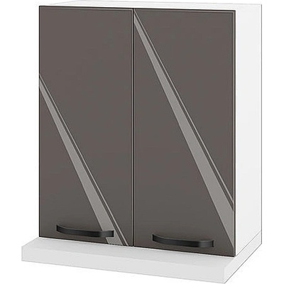 ИРИМ Горен кухненски шкаф за аспиратор Сити БФ-Антрацит гланц-05-13 60 см