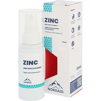 Nordaid Цинк (ацетат) спрей за уста 30 ml | Nordaid (010201 NRD)