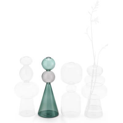 Philippi (Германия) Стъклена ваза philippi curiosa с форма на конус (ph 375002)