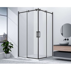SAPHO Dragon - Душ кабина 80x80 см, черно/прозрачно стъкло GD4280B-01 (GD4280B-01)