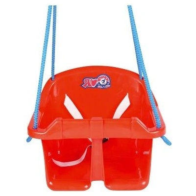 Teddies Бебешка люлка пластмасова червена, товароносимост 20 кг
