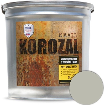 Slovlak Korozal email 3kg Strieborný