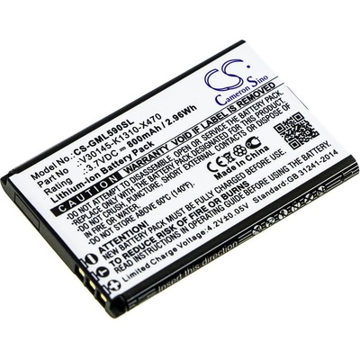 Cameron Sino Батерия за мобилен телефон Gigaset GL390, GL590 V30145-K1310-X470 LiIon 3, 7V 800mAh CAMERON SINO (CS-GML590SL)