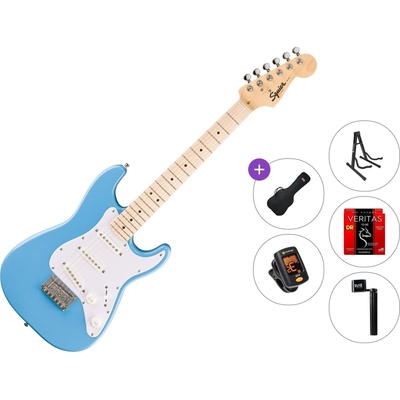Squier Mini Stratocaster MN Standard SET California Blue Електрическа китара