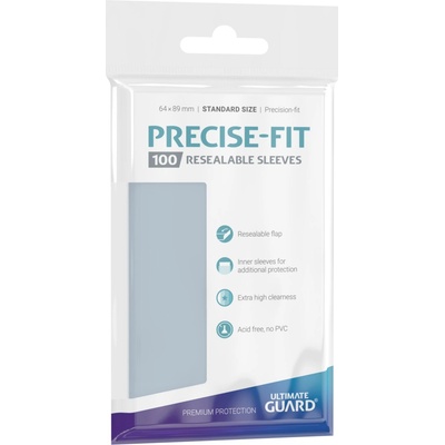 Ultimate Guard Resealable Precise-Fit Obaly 100ks