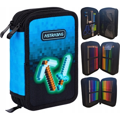 AstraBAG 3-patra plný BLUE PIXEL