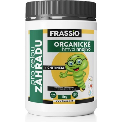 FRASSIO | Organické hmyzí NPK hnojivo 1kg | Obsahuje CHITIN