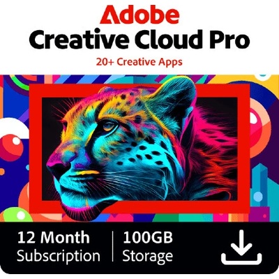 Adobe Creative Cloud Pro 100 GB 1 rok