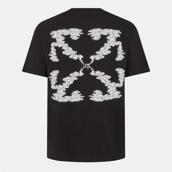 Off White Тениска Off White Men's Cloud Arrow T-Shirt - Black-White