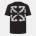 Off White Тениска Off White Men's Cloud Arrow T-Shirt - Black-White