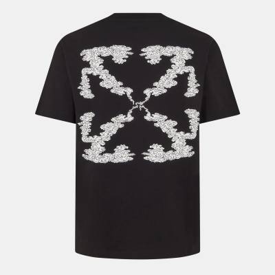 Off White Тениска Off White Men's Cloud Arrow T-Shirt - Black-White