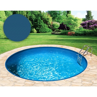 BWT Bazénová fólie kruh 450 x 135 cm adriatická modř s klínovým lemem P3