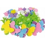 Brewista Foam stickers flowers with glitter 92pcs