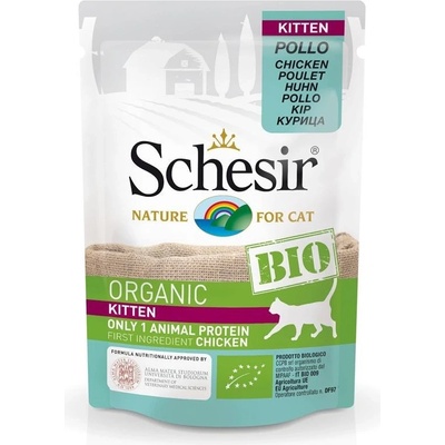 Schesir Cat Bio Kitten Kuracie 85 g