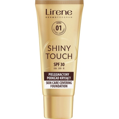 Lirene Shin Touch ošetrujúci krycí make-up na tvár SPF30 ivor 01 30 ml