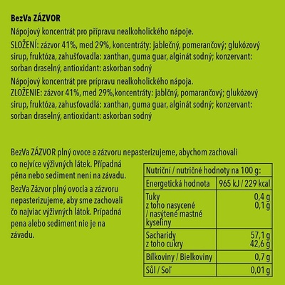 Madami Ovoce Na Limonádu Zázvor 1 l
