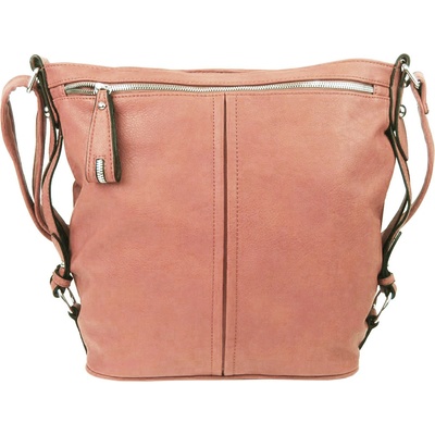 Mahel Moderní velká crossbody kabelka 74-MH růžová