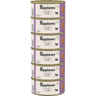 Applaws Makrela so sardinkami 6 x 156 g