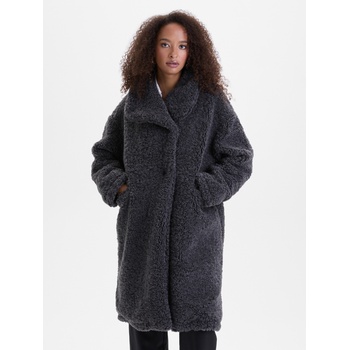 orsay Тъмносив дамски палто от изкуствена кожа ORSAY Orsay | Siv | ЖЕНИ | 34