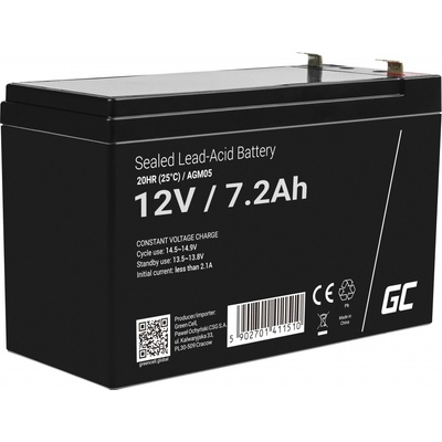 Green Cell 12V 7,2Ah AGM05