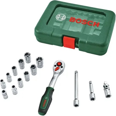 Bosch Комплект тресчотка 1/4, 14 части (1600a03eg1)
