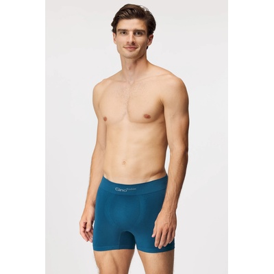 Gino Бамбукови боксерки Petrol Blue II безшевни (Bamboo54004_petrol)